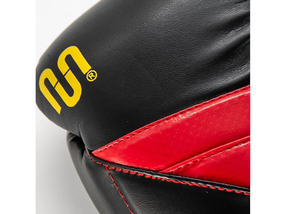 Guante De Box Muuk PU K.O. Negro-Rojo 4