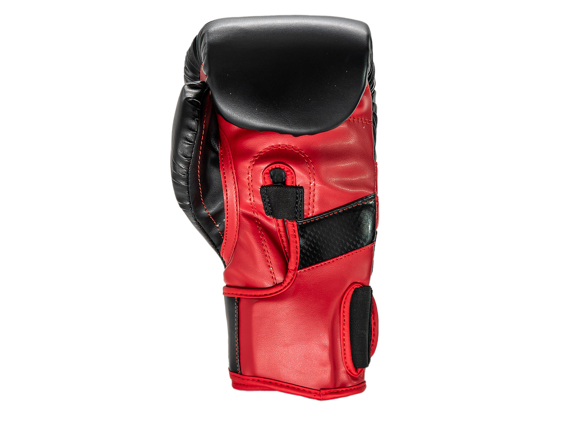 Guante De Box Muuk PU K.O. Negro-Rojo 11
