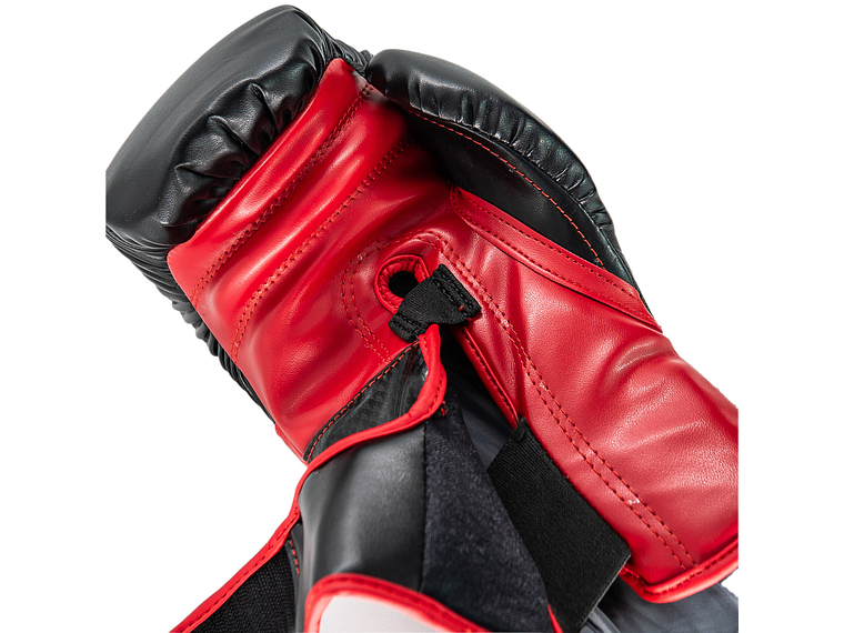 Guante De Box Muuk PU K.O. Negro-Rojo 12