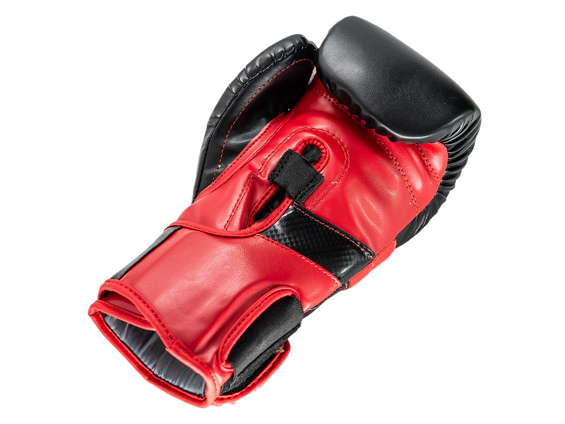 Guante De Box Muuk PU K.O. Negro-Rojo 13