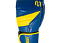 Guante De Box Muuk PU K.O. Azul-Amarillo - Miniatura 2