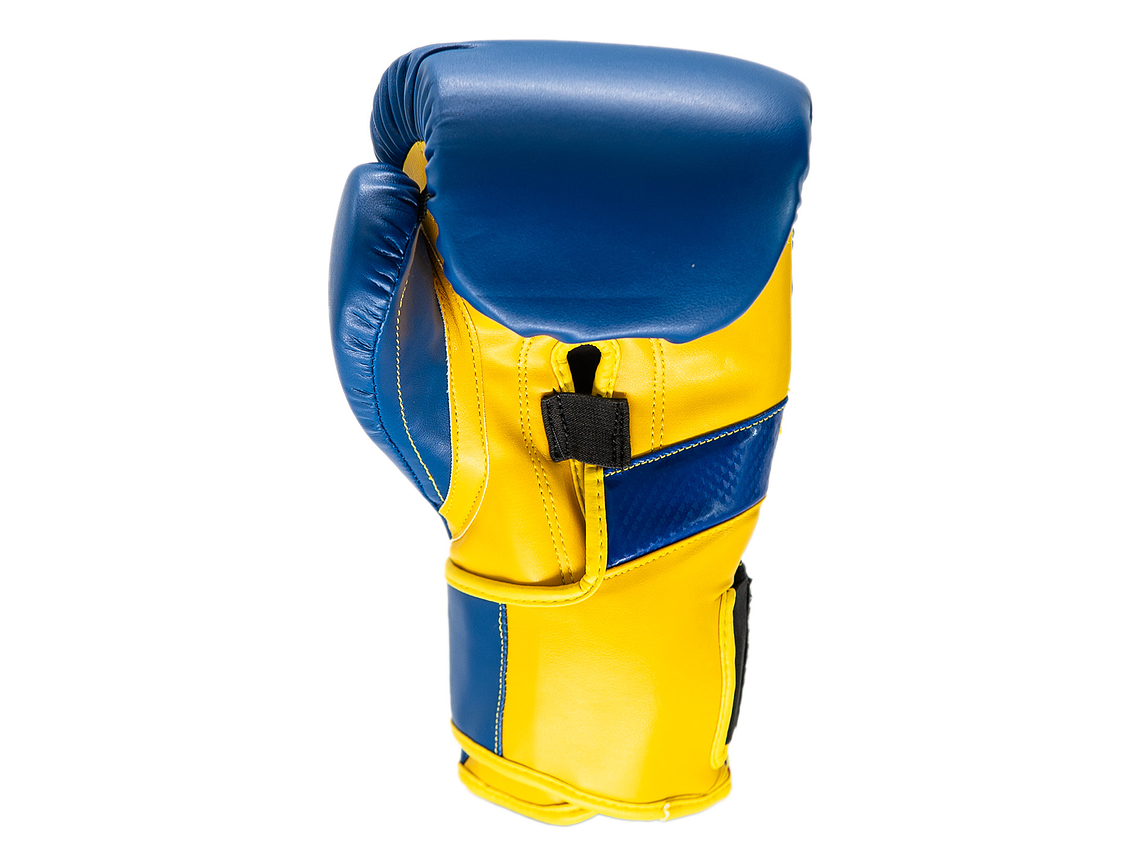 Guante De Box Muuk PU K.O. Azul-Amarillo 7