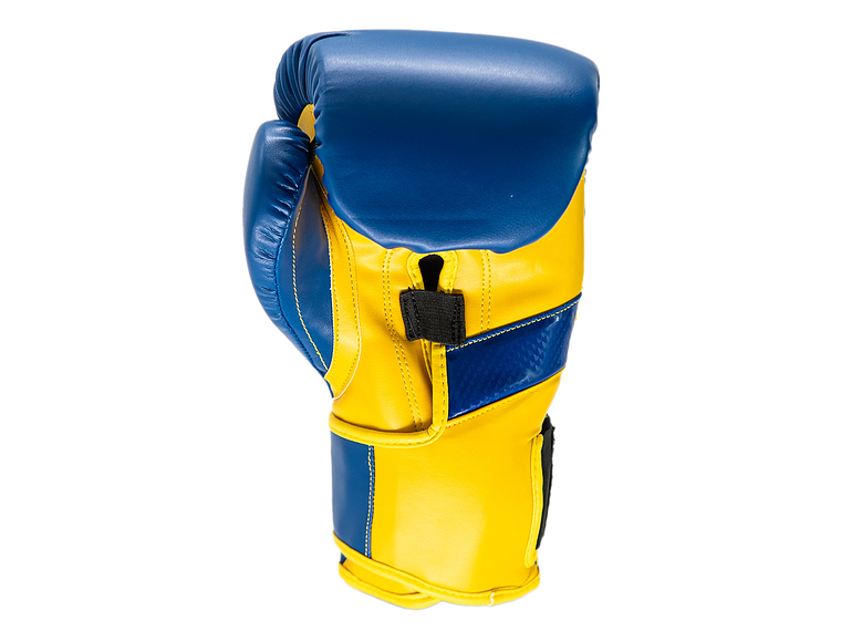 Guante De Box Muuk PU K.O. Azul-Amarillo 7