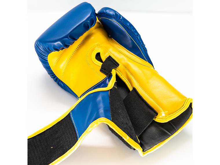 Guante De Box Muuk PU K.O. Azul-Amarillo 8