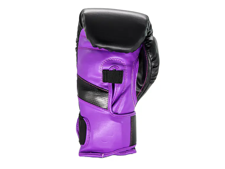 Guante De Box Muuk PU K.O. Negro-Púrpura 10
