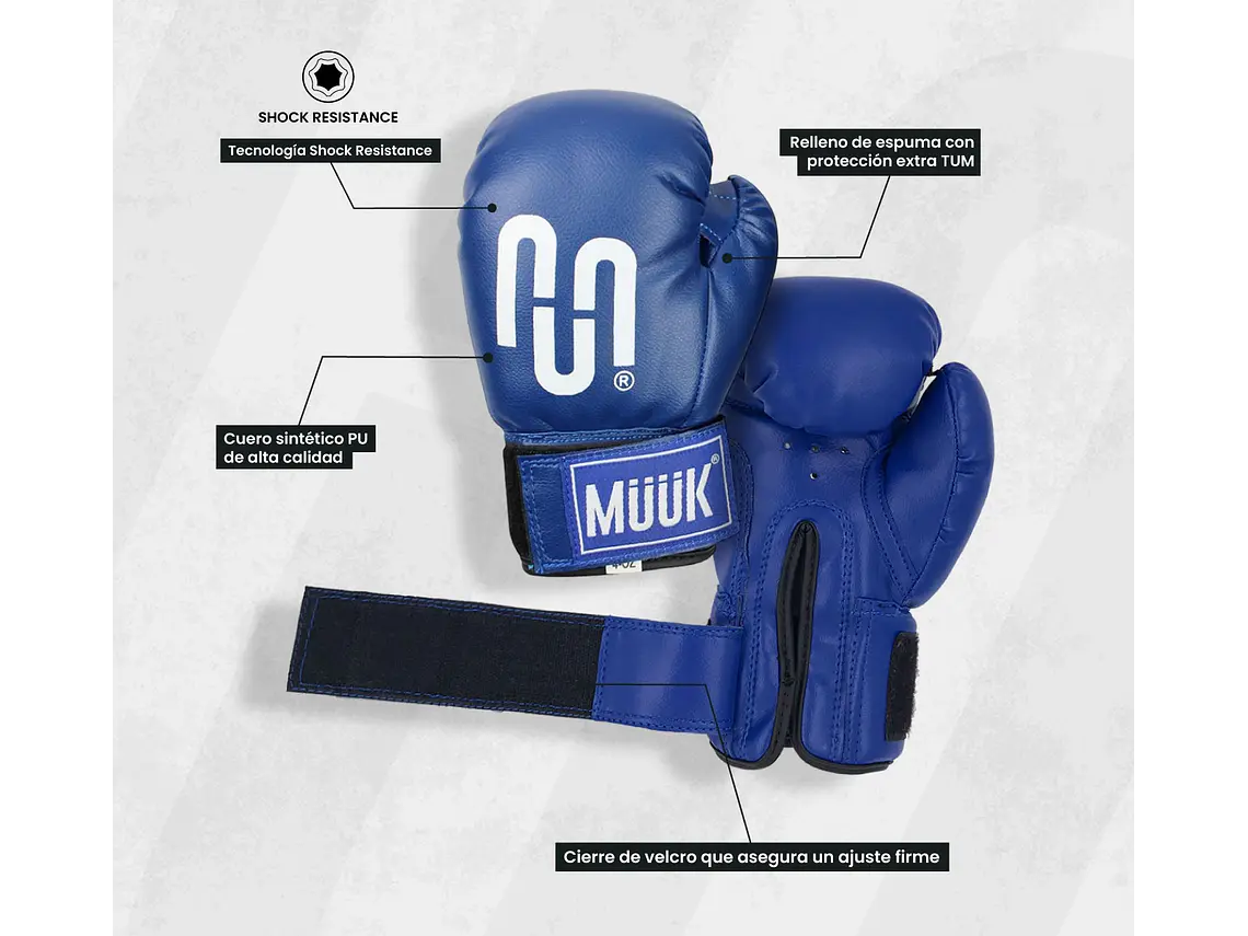 Guante De Box Muuk Niño Rojo 11