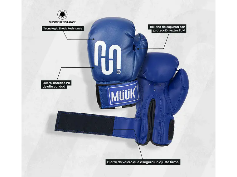 Guante De Box Muuk Niño Rojo 11