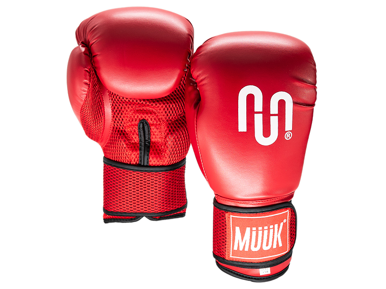 Guante De Box Muuk Cuero Rojo 1
