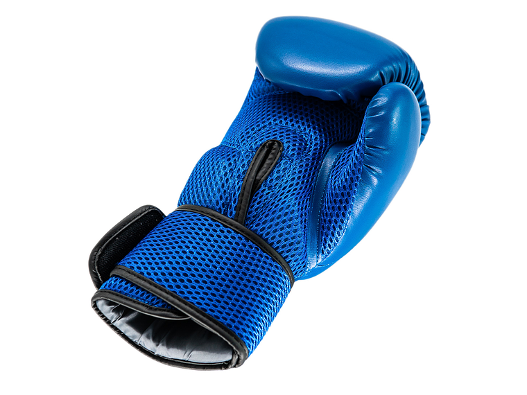 Guante De Box Muuk Cuero Azul 2