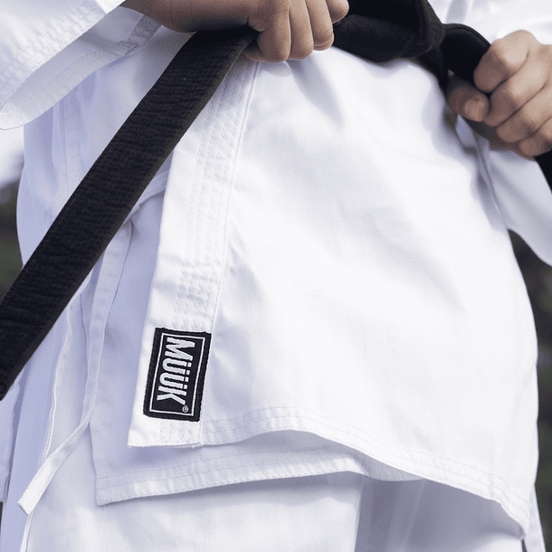 Traje De Karate Muuk Negro 3