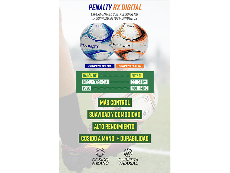 Balón de Futsal Penalty RX Digital 20