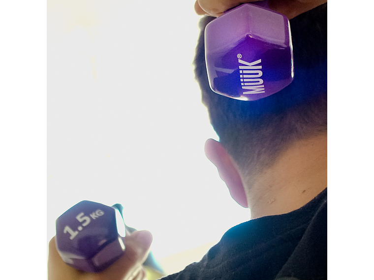 Mancuerna Muuk Pvc 2 X 1 Kg 8