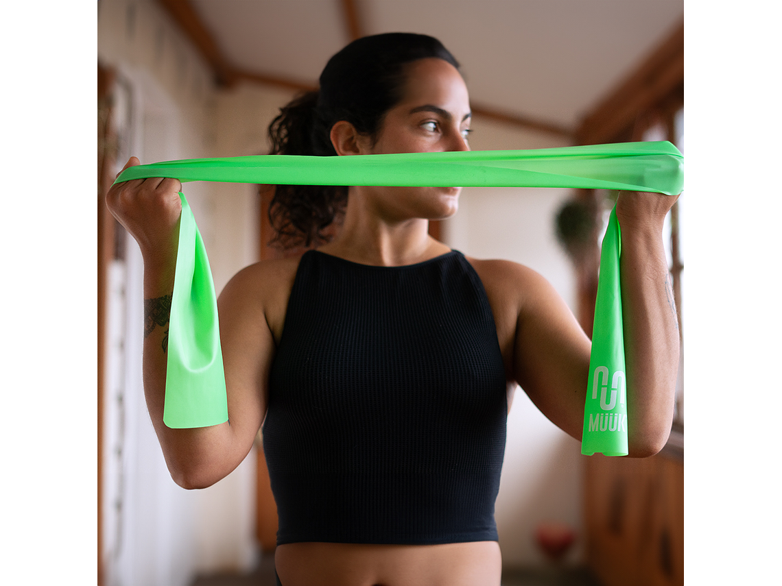 Banda Elastica Muuk Medium Resistance 120 x 15 x 0.04 Cm 12