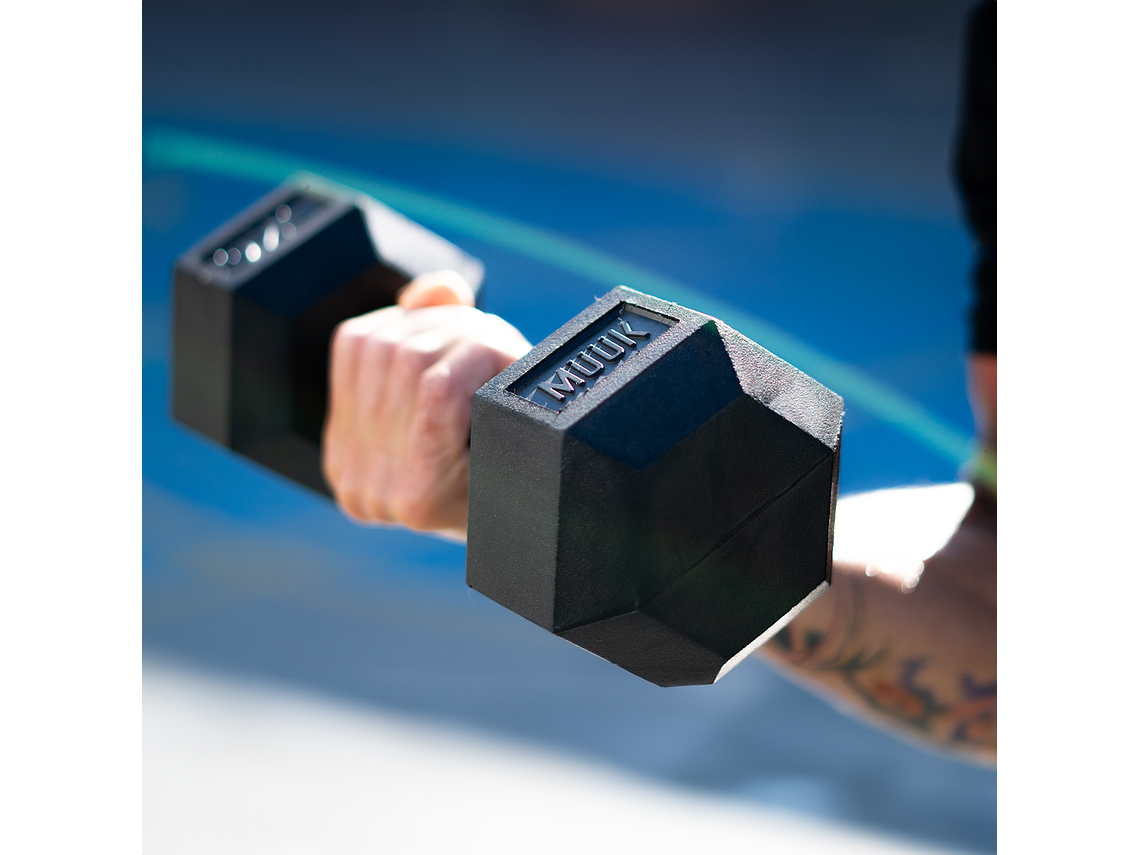 Mancuerna Hexagonal Muuk Goma 8Kg 8