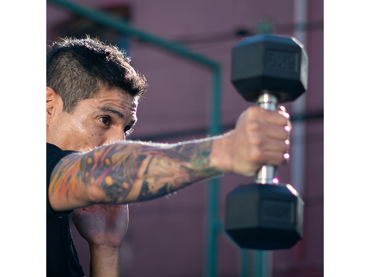 Mancuerna Hexagonal Muuk Goma 16Kg 6