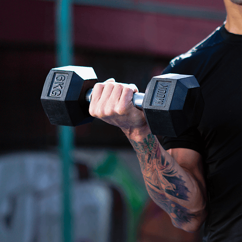 Mancuerna Hexagonal Muuk Goma 5 Kg