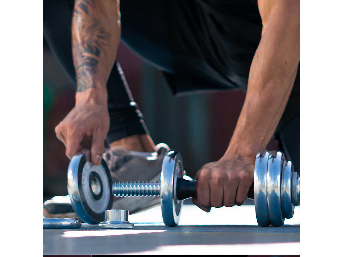 Set De Mancuernas Con Extensor 15 Kg Flott 5