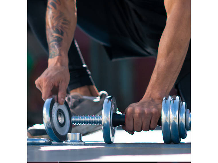 Set De Mancuernas Con Extensor 15 Kg Flott 5