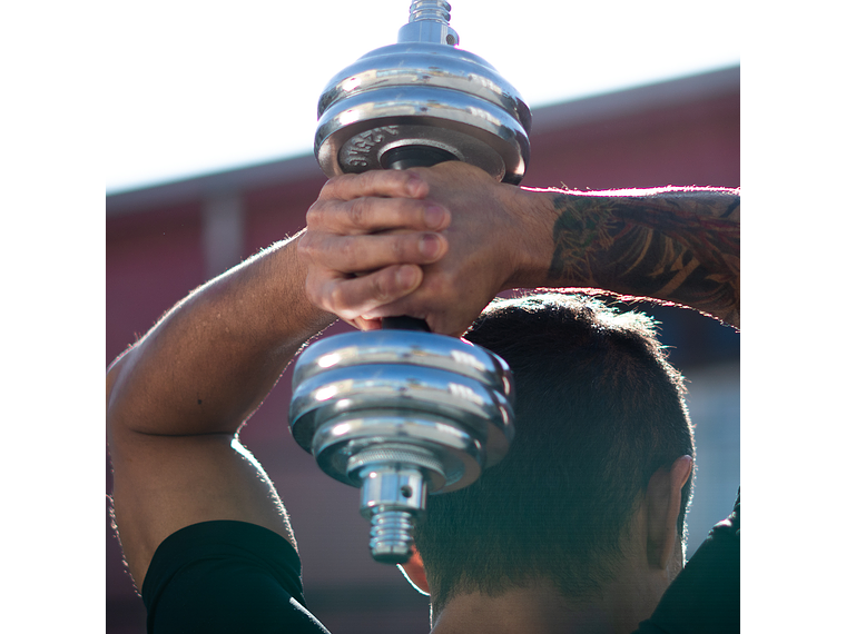 Set De Mancuernas Con Extensor 15 Kg Flott 7