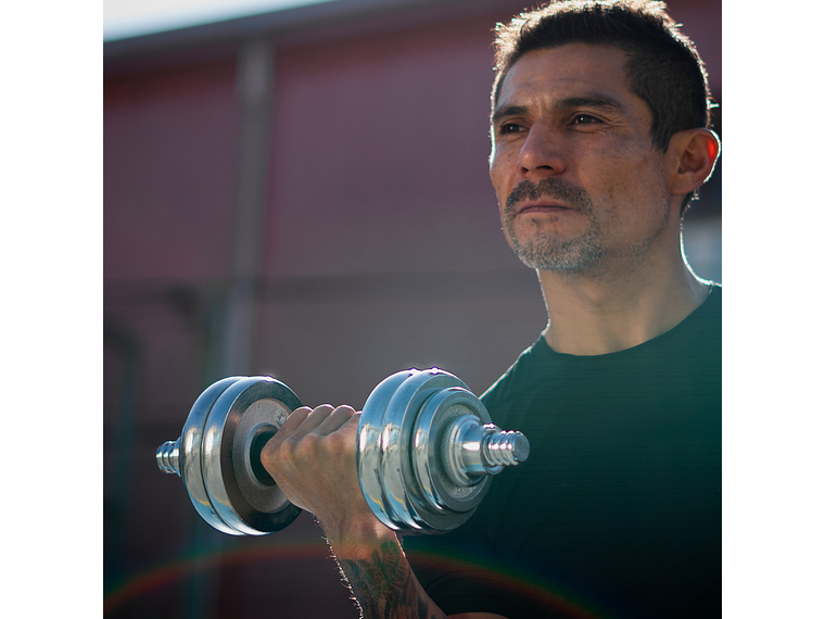 Set De Mancuernas Con Extensor 15 Kg Flott 8