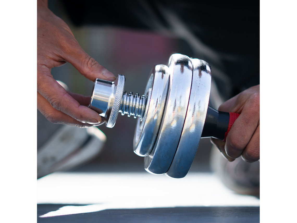 Set De Mancuernas Con Extensor 15 Kg Flott 9