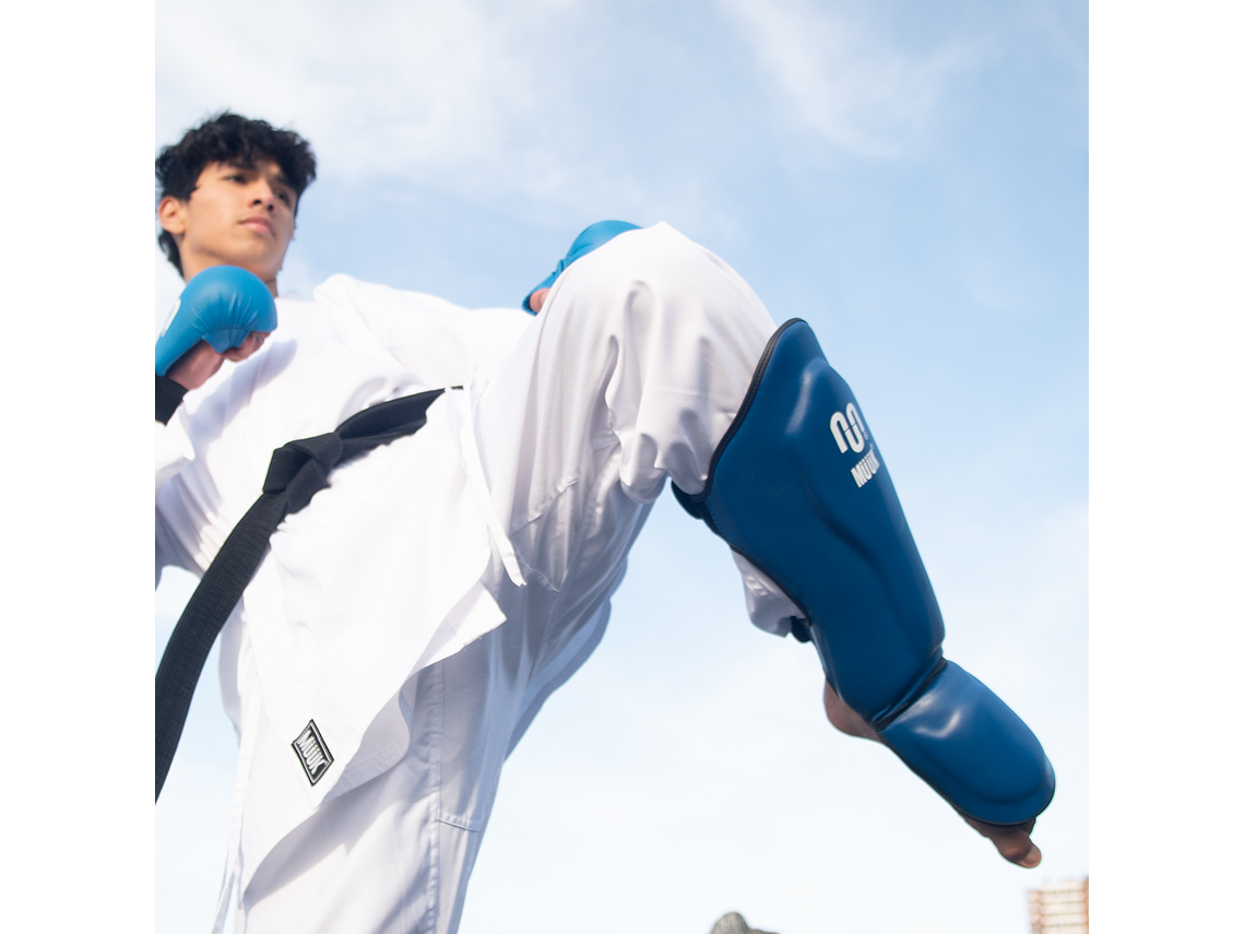 Canillera De Artes Marciales Muuk Pro Azul 12