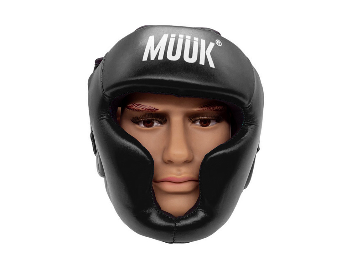 Cabezal De Boxeo Con Pomulo Muuk Negro 1