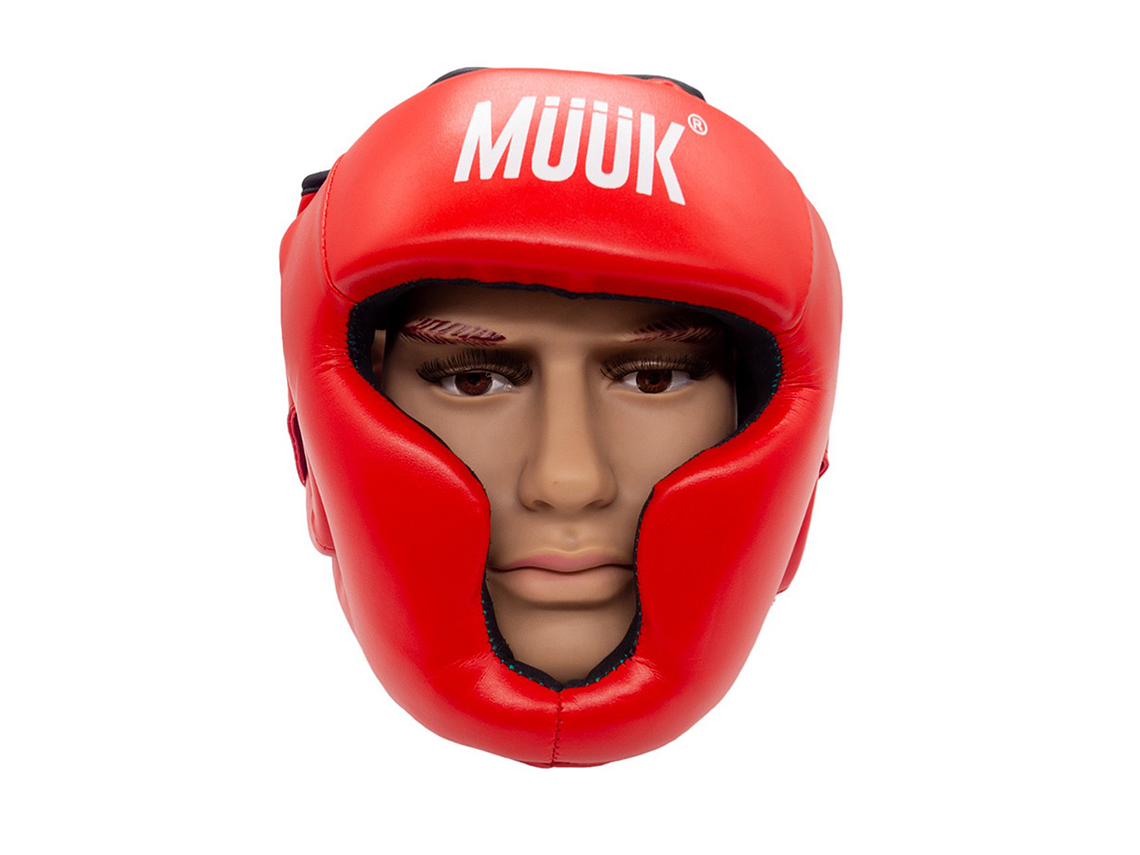 Cabezal De Boxeo Con Pomulo Muuk Rojo 1