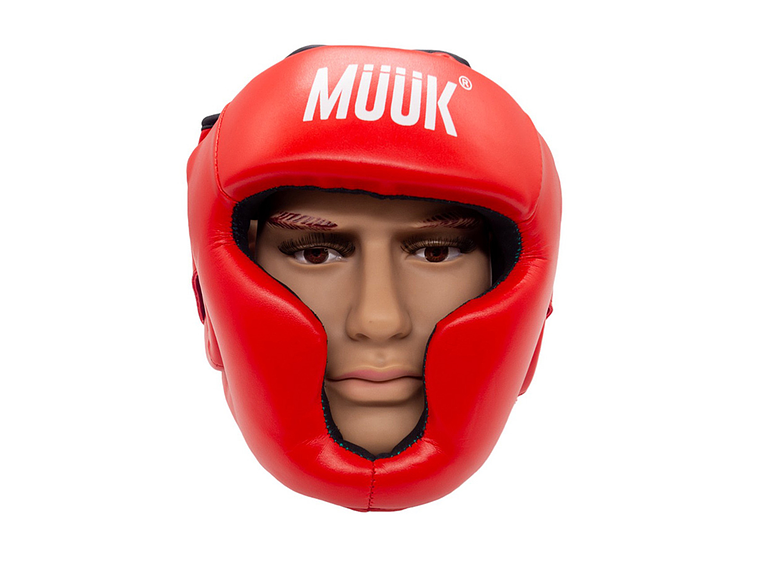 Cabezal De Boxeo Con Pomulo Muuk Rojo 1