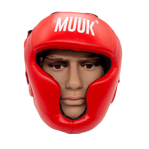 Cabezal De Boxeo Con Pomulo Muuk Rojo