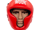 Cabezal De Boxeo Con Pomulo Muuk Rojo - Miniatura 1
