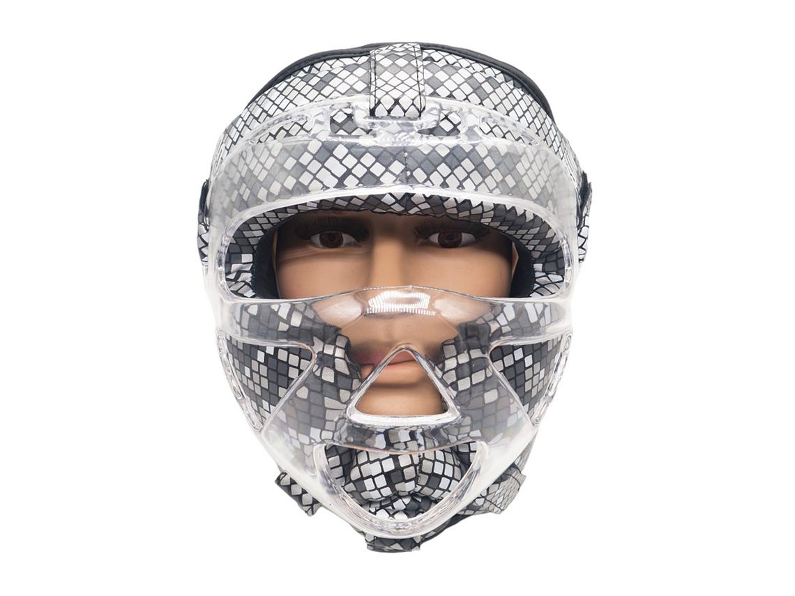 Cabezal De Artes Marciales Con Mica Muuk Texturizado 1