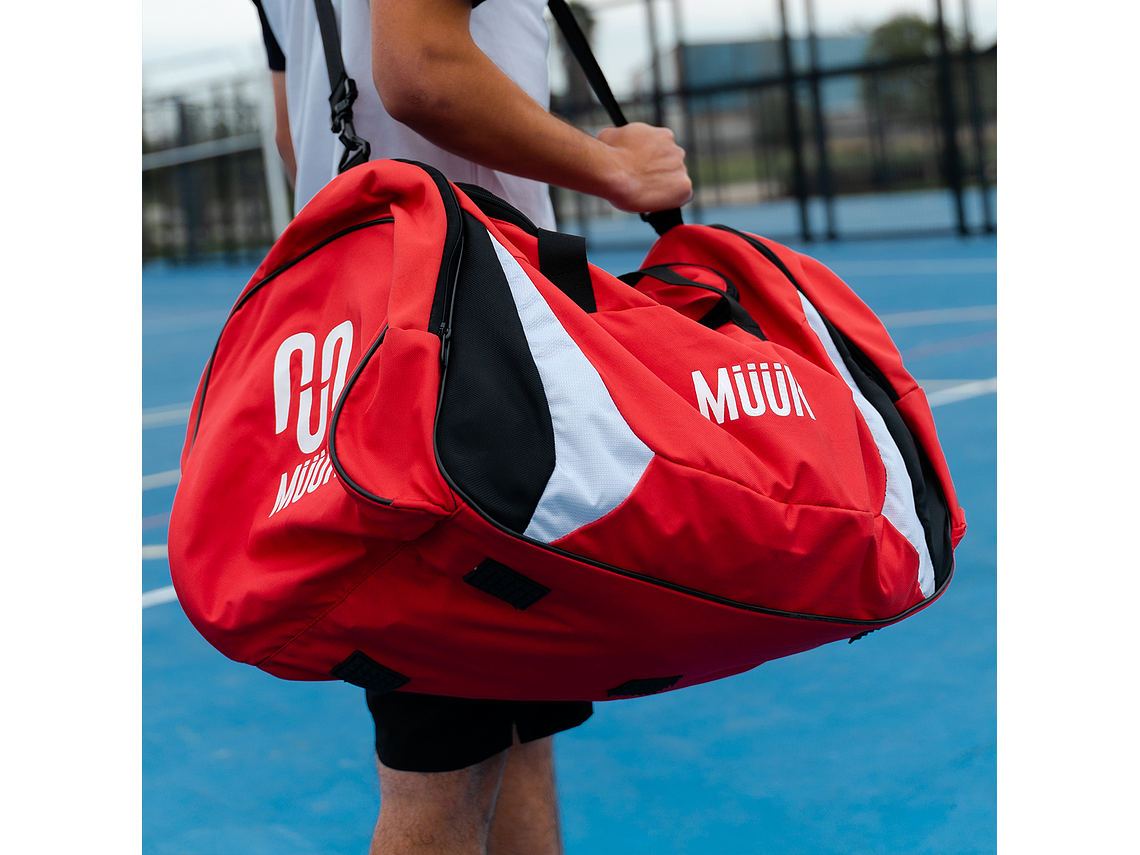 Bolso Deportivo Rojo Muuk 66 lts 6