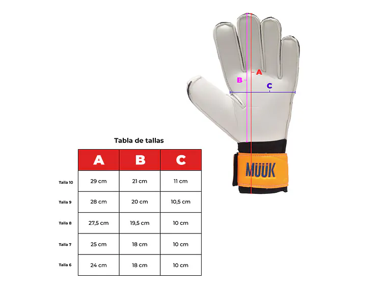 Guante De Arquero Muuk Classic 11