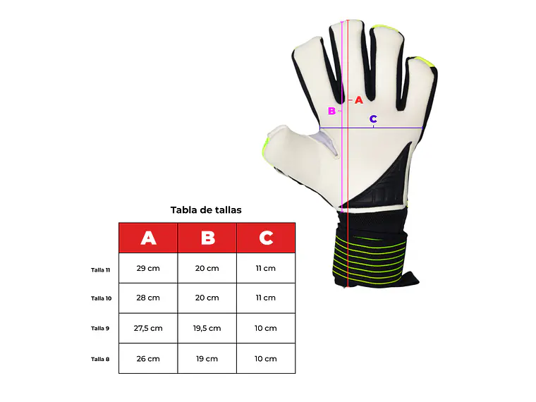 Guante De Arquero Muuk Pro 12