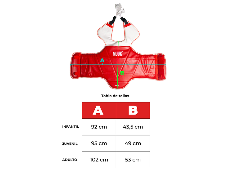 Pechera De Artes Marciales Muuk 11