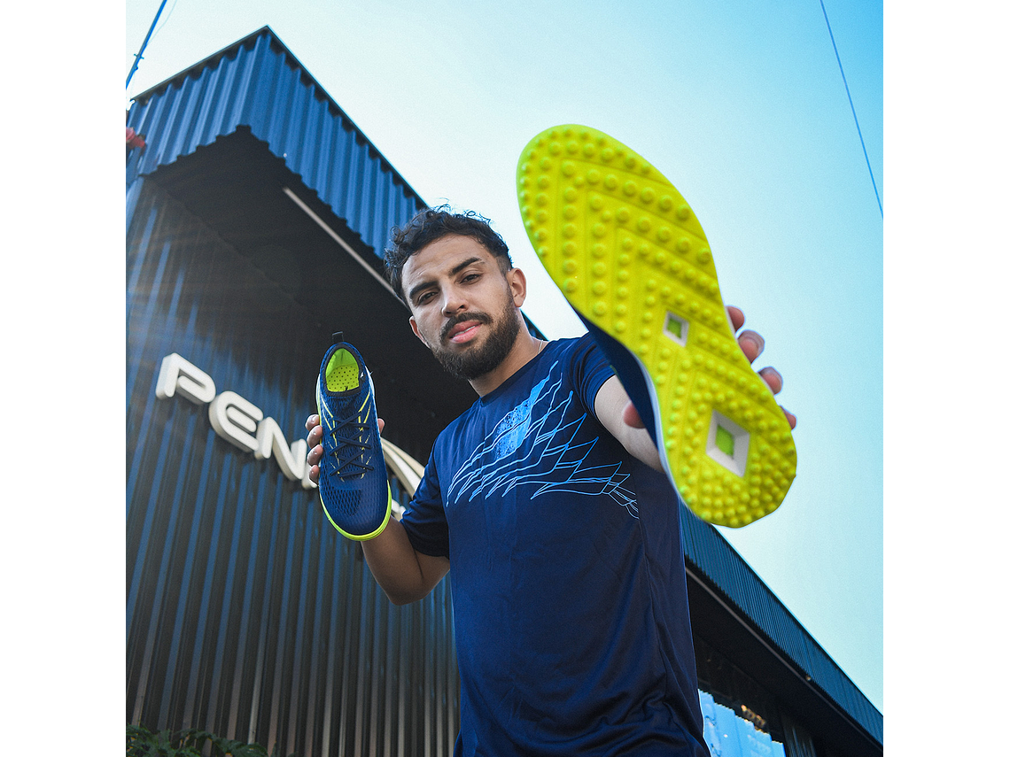 Zapatos de Futbolito Penalty Se7e Pro Ecoknit Y-2 Azul 6