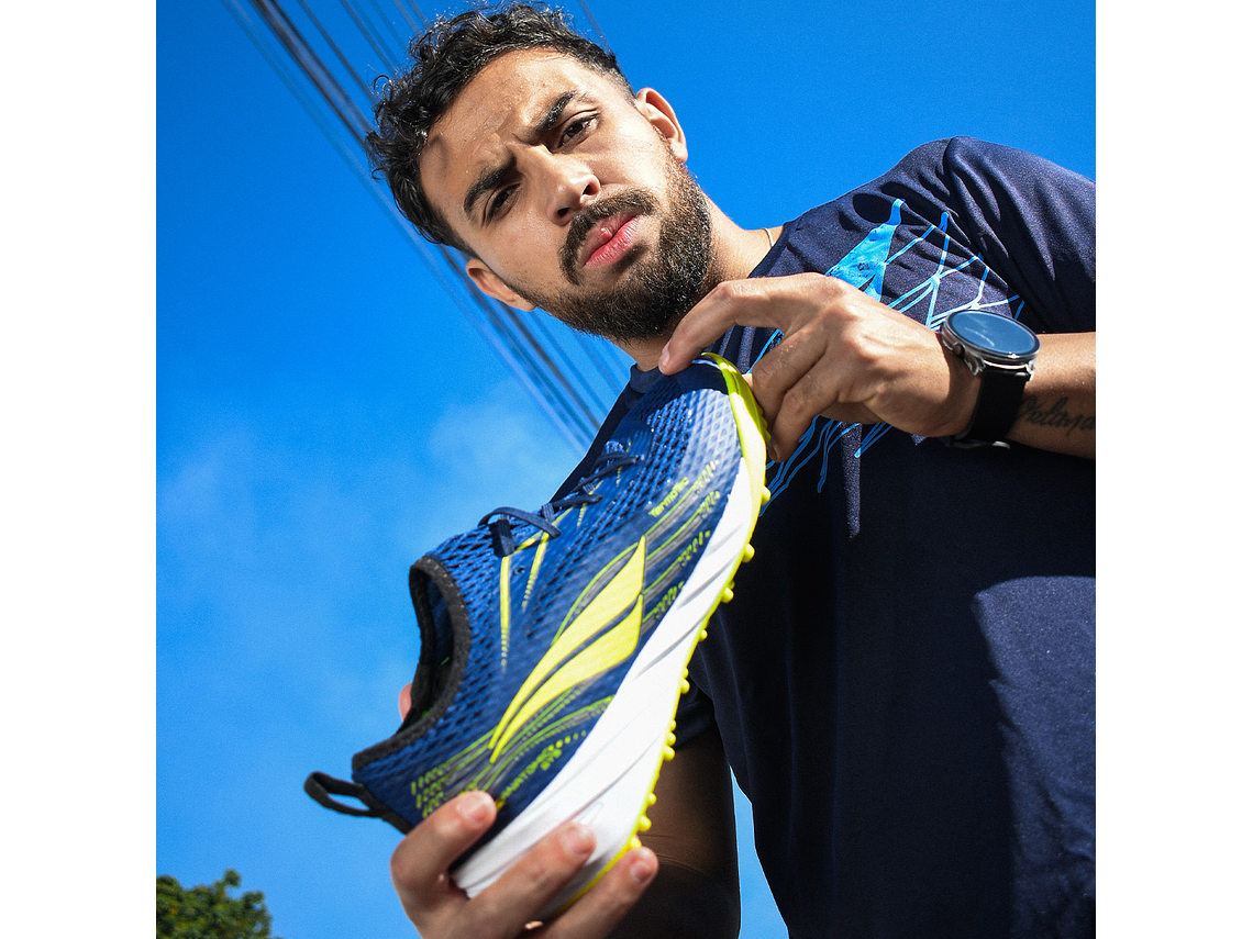 Zapatos de Futbolito Penalty Se7e Pro Ecoknit Y-2 Azul 8