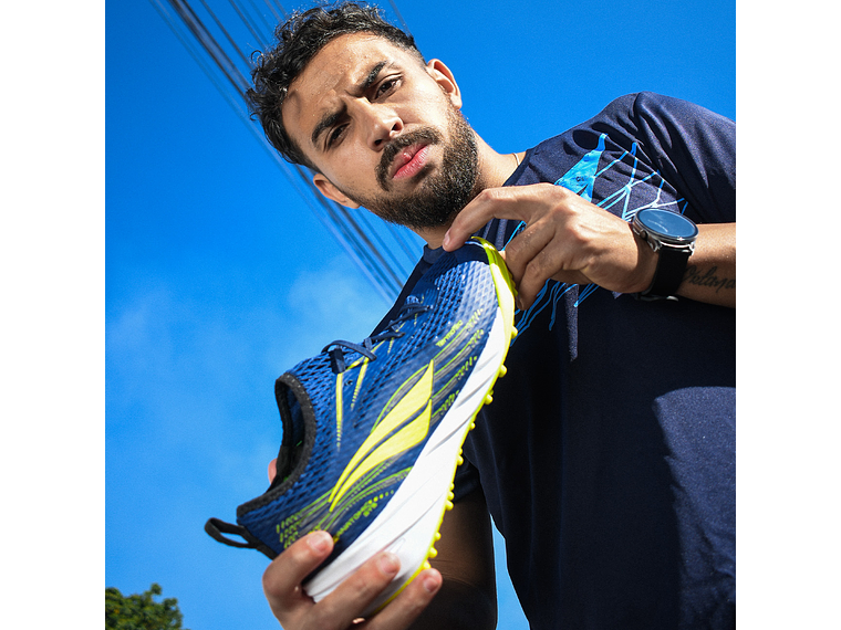 Zapatos de Futbolito Penalty Se7e Pro Ecoknit Y-2 Azul 8