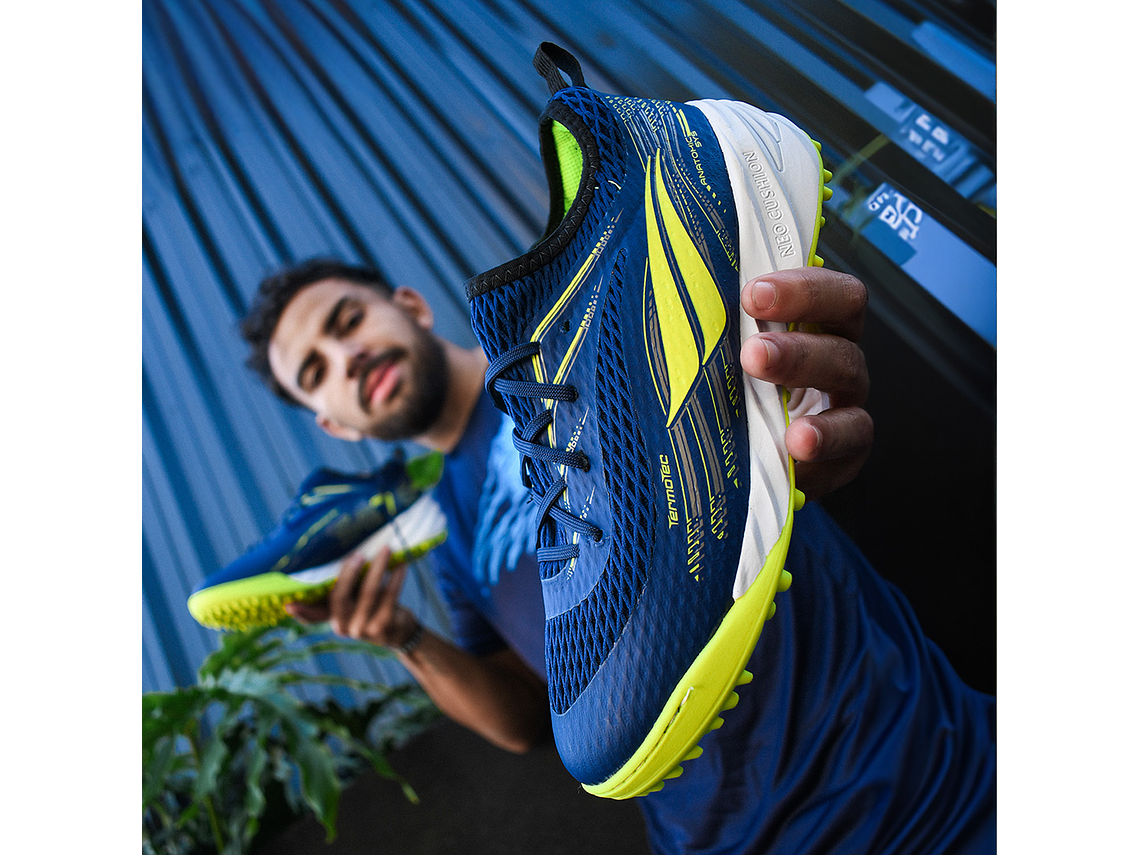 Zapatos de Futbolito Penalty Se7e Pro Ecoknit Y-2 Azul 7