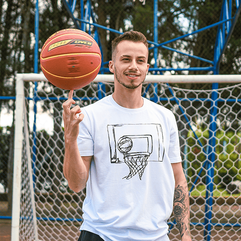 Polera Penalty Basket Blanco