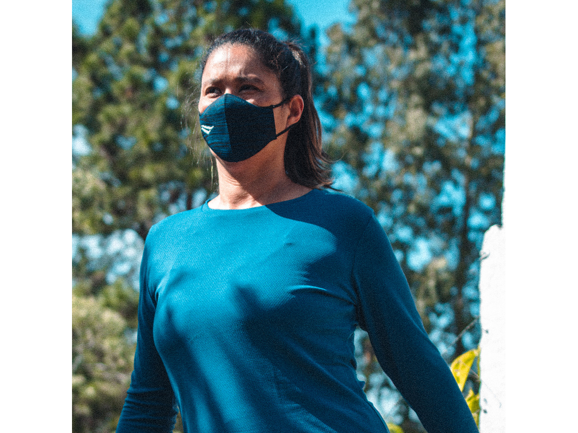 Mascarilla deportiva Penalty Block Traino Azul Rey 5