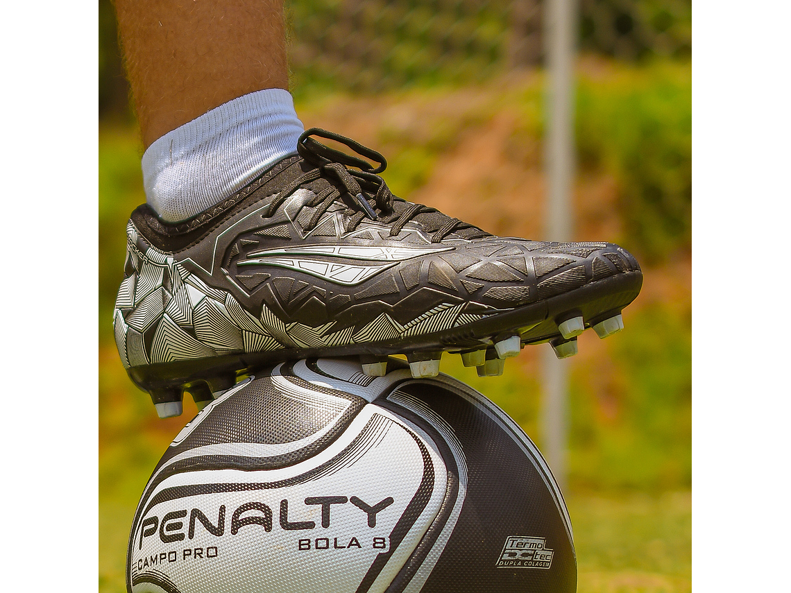 Zapato de Futbol Penalty Rx Locker Xxi Negro/Blanco 4