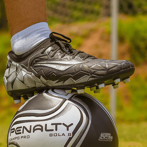 Zapato de Futbol Penalty Rx Locker Xxi Negro/Blanco