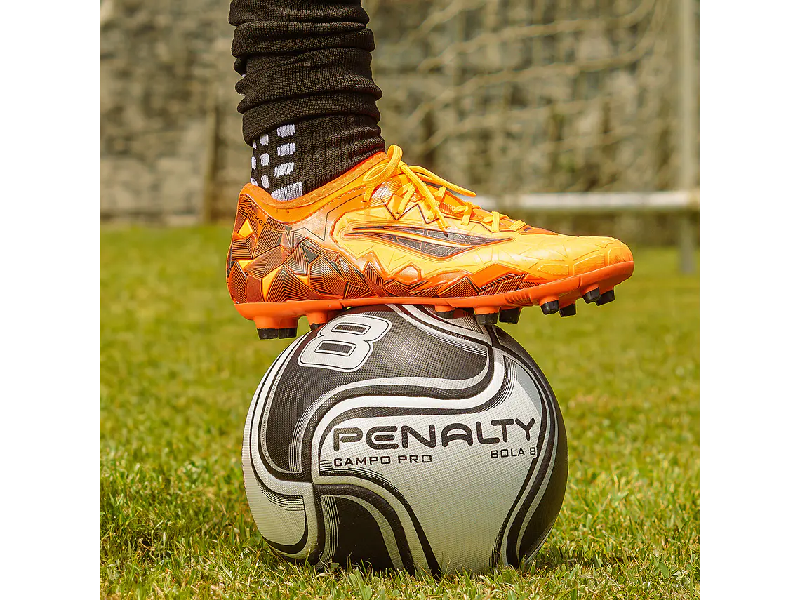 Zapato de Futbol Penalty Rx Locker Xxi Naranjo/Negro 3