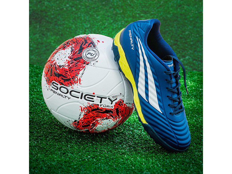 Zapato de Futsal Penalty Brasil 70 Neo Azul/Amarillo 4