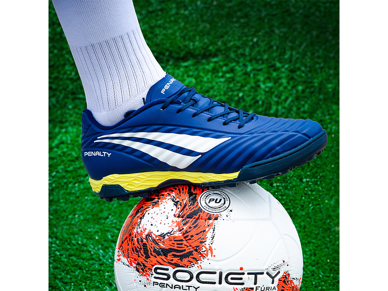 Zapato de Futsal Penalty Brasil 70 Neo Azul/Amarillo 5