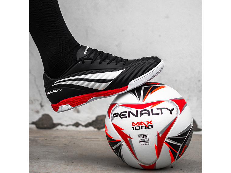 Zapato de Futbolito Penalty Brasil 70 Neo Negro/Rojo 5