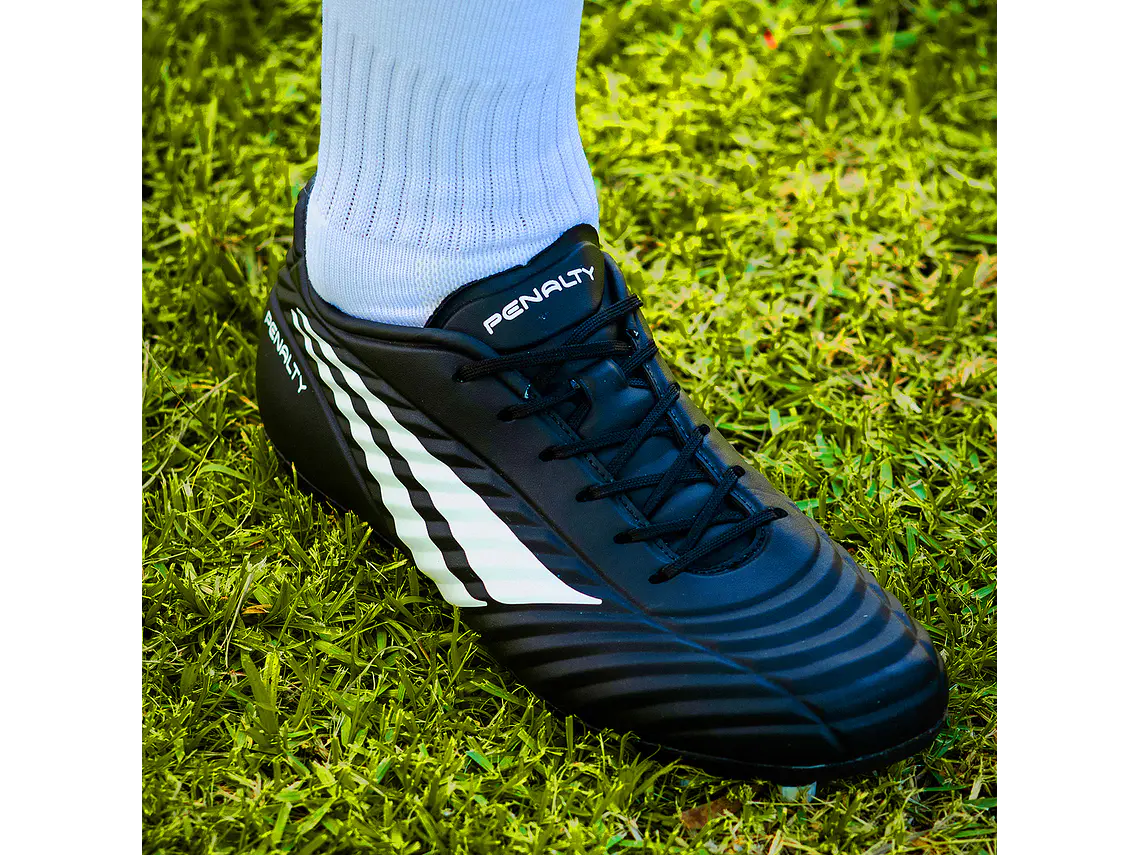 Zapato de Futbol Penalty Brasil 70 Neo Negro/Blanco 2