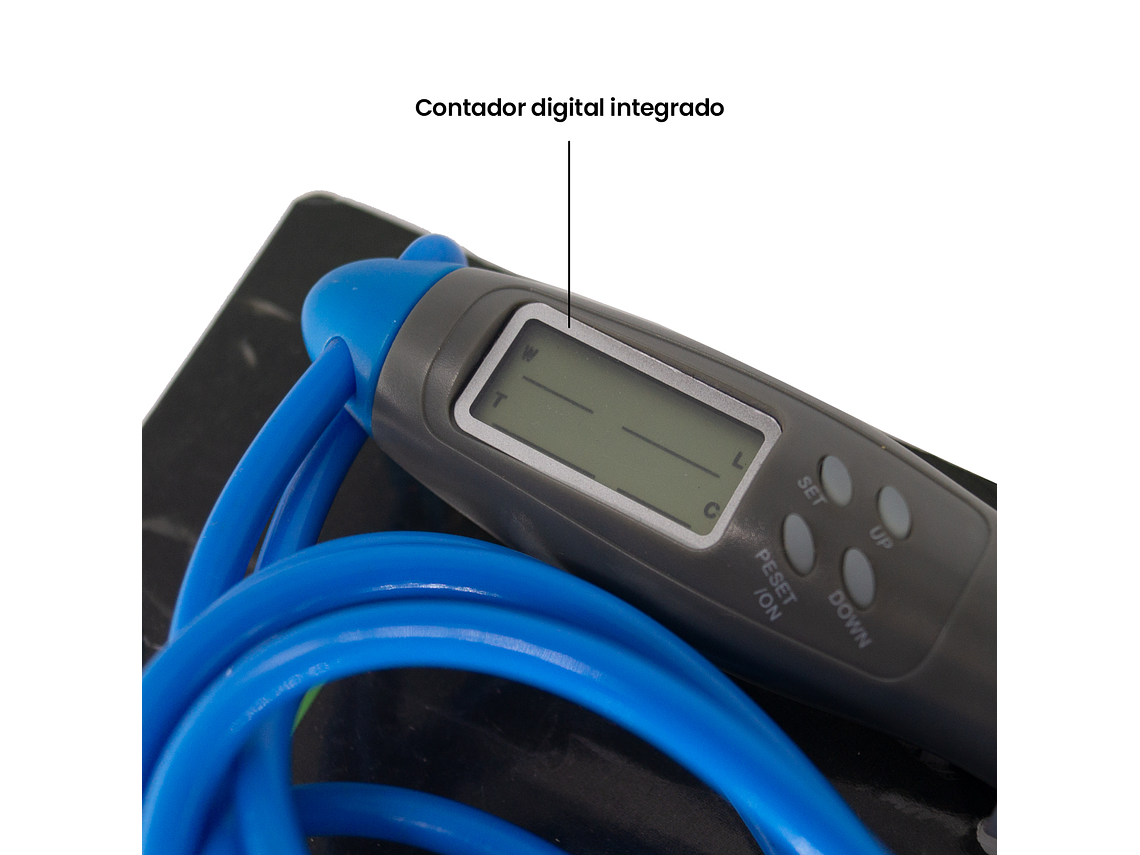 Cuerda De Salto Muuk Pvc Con Contador Digital 2